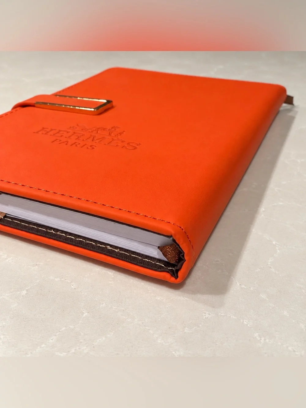 Hermes VIP Orange Notebook Journal Cover + Pen GWP Gift With Purchase